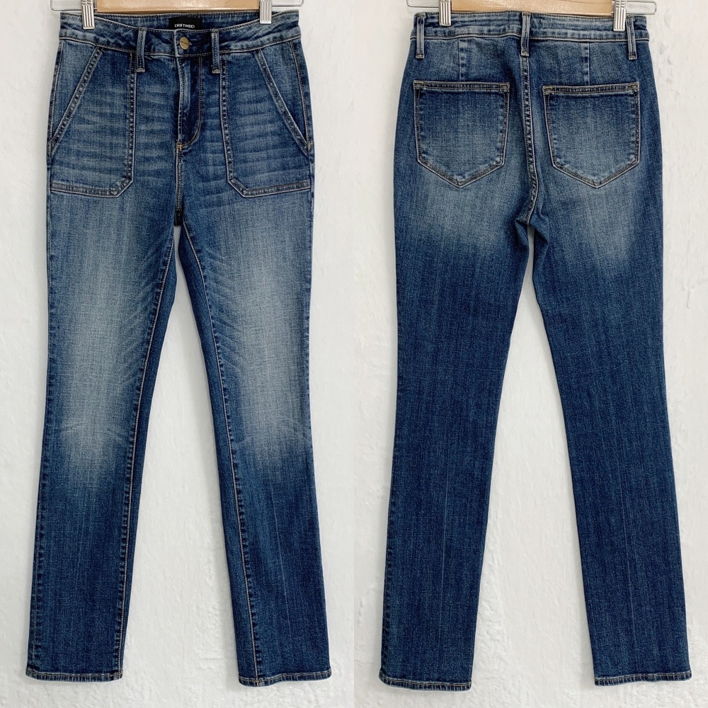 Driftwood Audrey High Rise Straight Leg Sz 25 x 31" Inseam